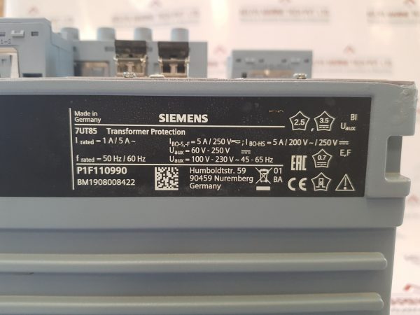 Siemens 7ut85 Siprotec Transformer Protection Relay