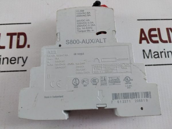 ABB S800-AUX/ALT AUXILIARY/SIGNAL CONTACT