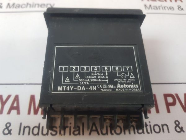 Autonics Mt4y-da-4n Digital Multi Panel Meter