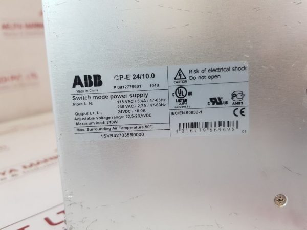 Abb Cp-e 24/10.0 Switch Mode Power Supply