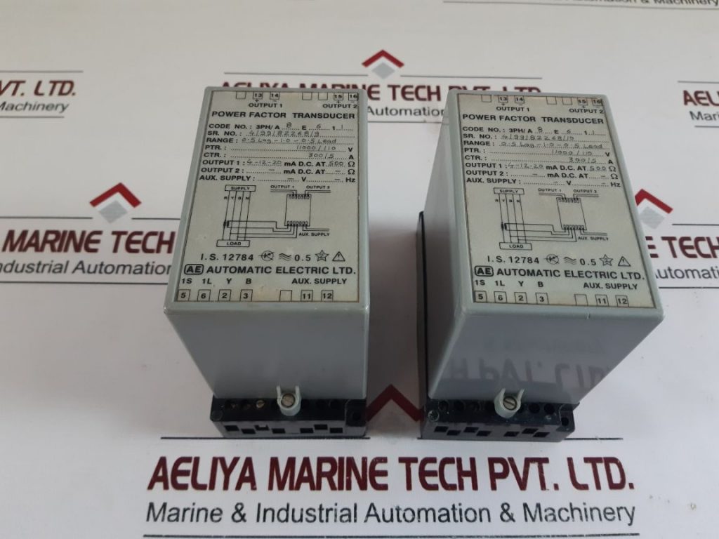 Automatic Electric Power Factor Transducer Aeliya Marine