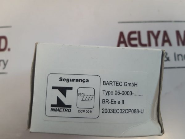 Bartec 07-3323-3203 Contact Switch Module 600v