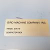 Bird Machine Company 00010 Contactor Box