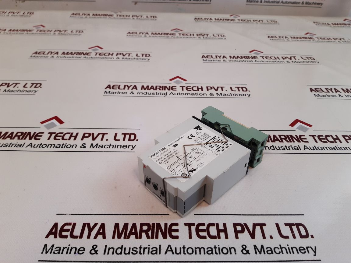 CARLO GAVAZZI PMB01DM24 MULTIFUNCTION TIMER RELAY WITH BASE IP20