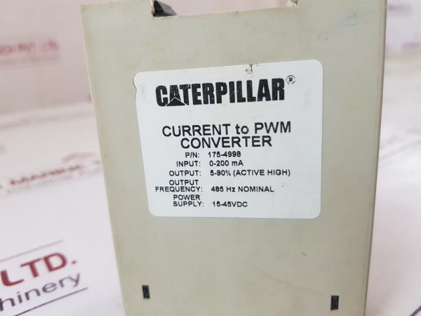 Caterpillar 175-4998 Current To Pwm Converter