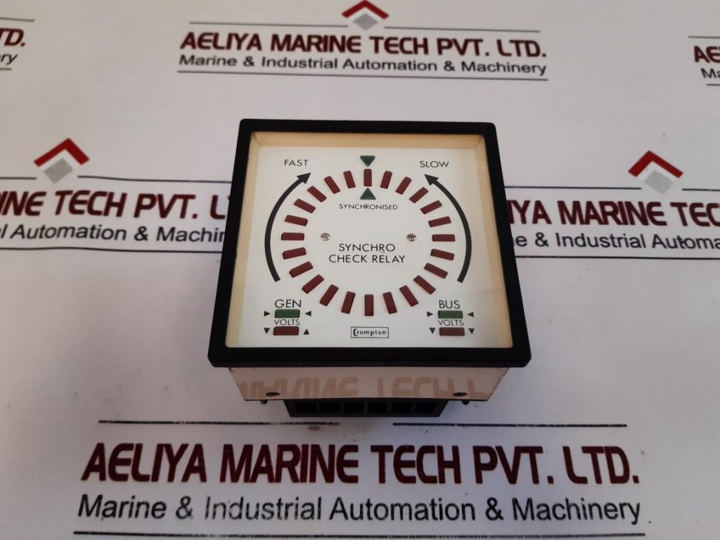 Crompton 24414h4002236 Synchro Check Relay Aeliya Marine