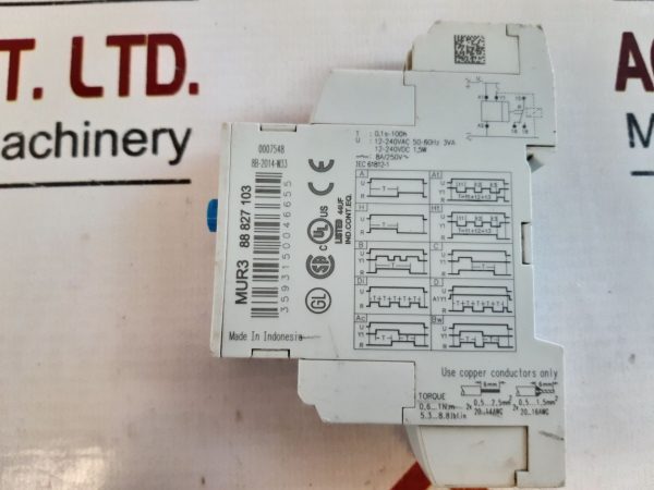 CROUZET MUR3 MULTI FUNCTION TIME RELAY