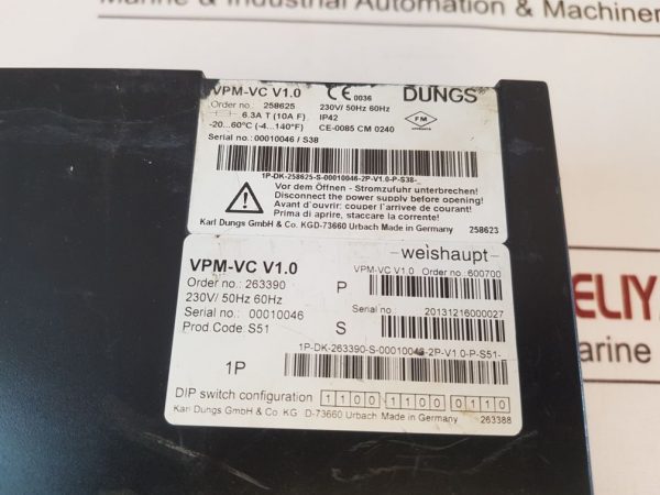 Dungs Vpm-vc V1.0 Valve Testing System