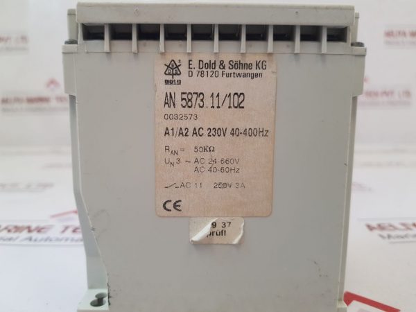DOLD AN5873 INSULATION MONITOR