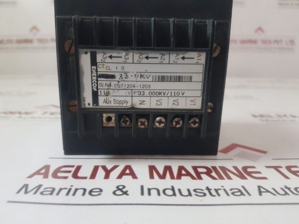 Enercon Dm 3257 Digital Panel Meter 110 V