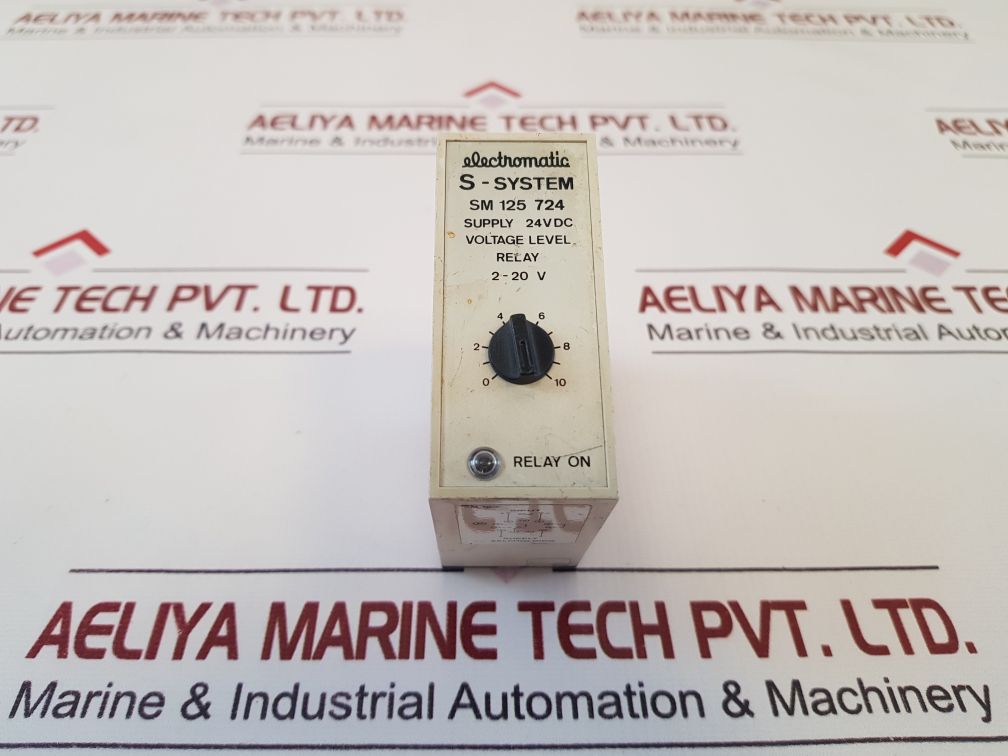 Electromatic Sm 125 724 Voltage Level Relay