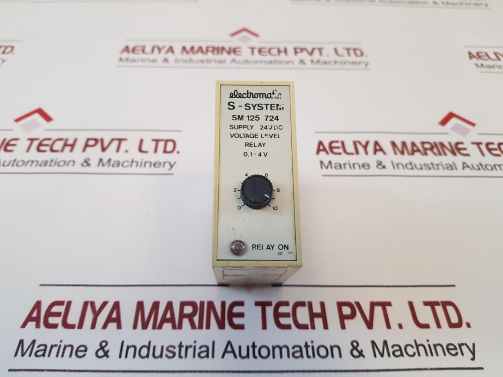 Electromatic Sm 125 724 Voltage Level Relay