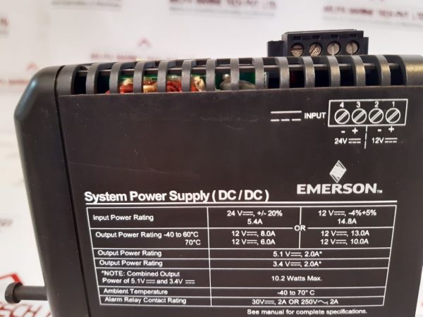 Emerson Deltav 73-610-096 Power Supply