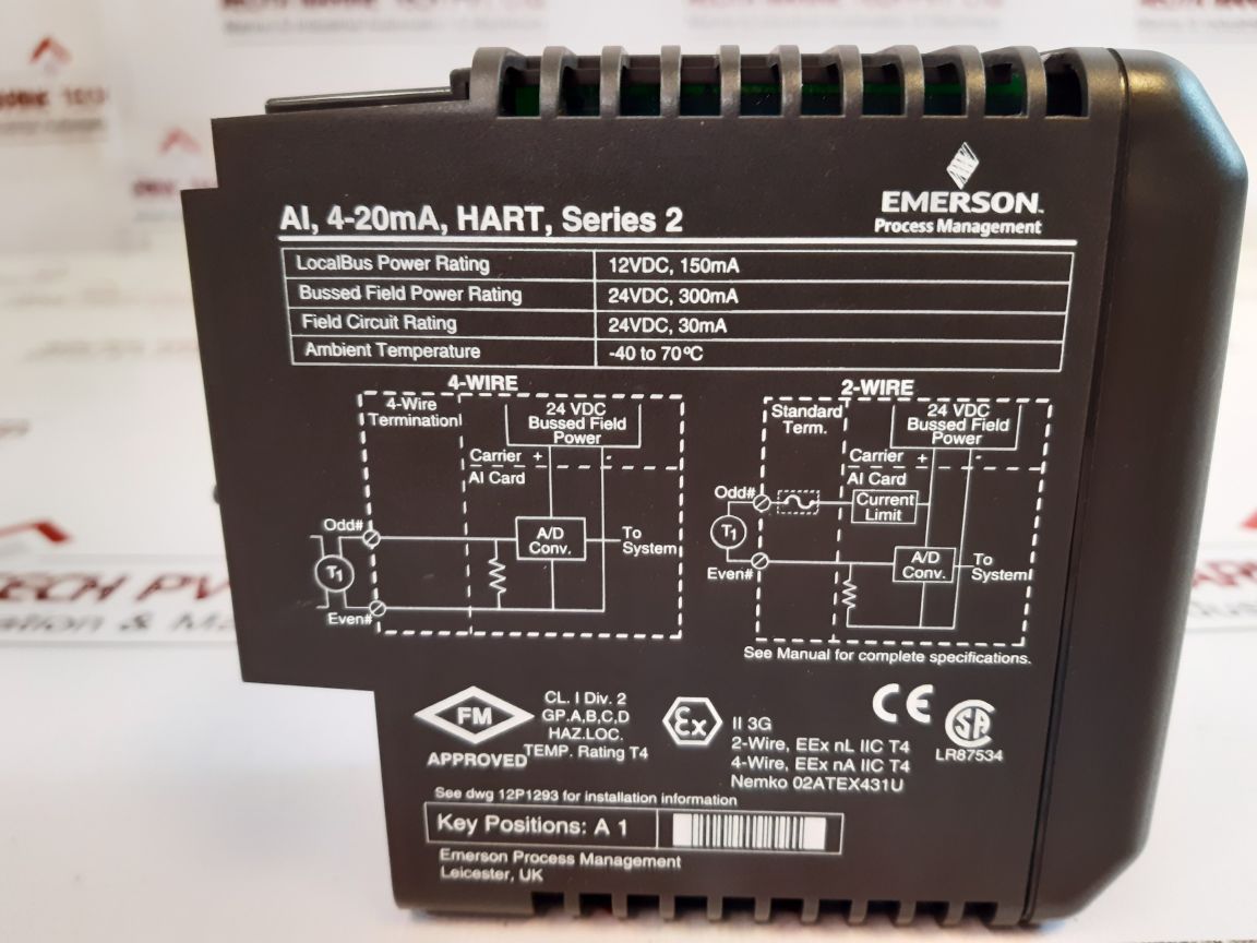 Emerson Kj3222x1-ba1 Input Module 12p2532x112