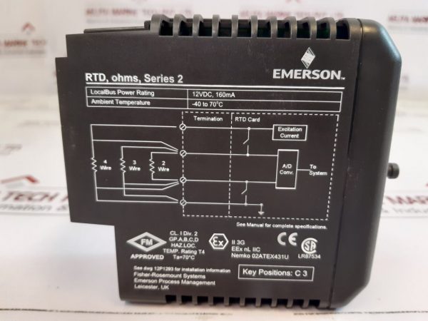Emerson Kj3225x1-ba1 Input Module 12p4174x022