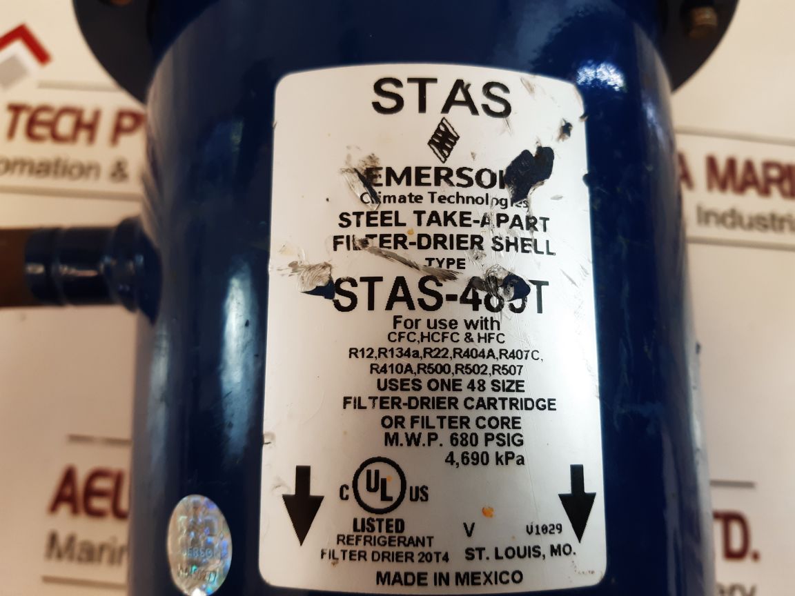 EMERSON STAS-485T TAKE APART FILTER DRIER