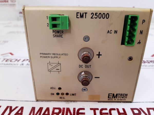 Emtech Power Emt 25000 Power Supply 24v