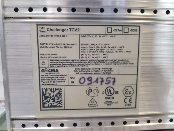 Gecma Challenger Tcv2i Transmission Card