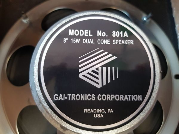 Gai-tronics 801a Dual Cone Speaker Rev C