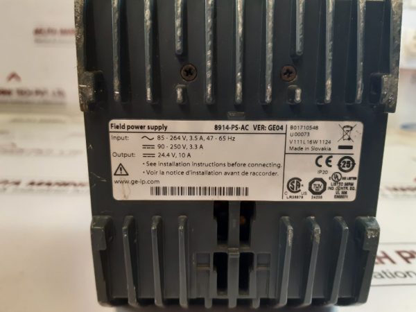 Ge 8914-ps-ac Field Power Supply Ip20