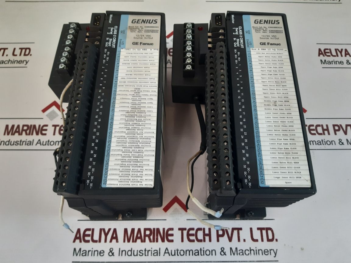 Ge Fanuc Ic660bbd024 Bus Switching Module 12/24 Vdc