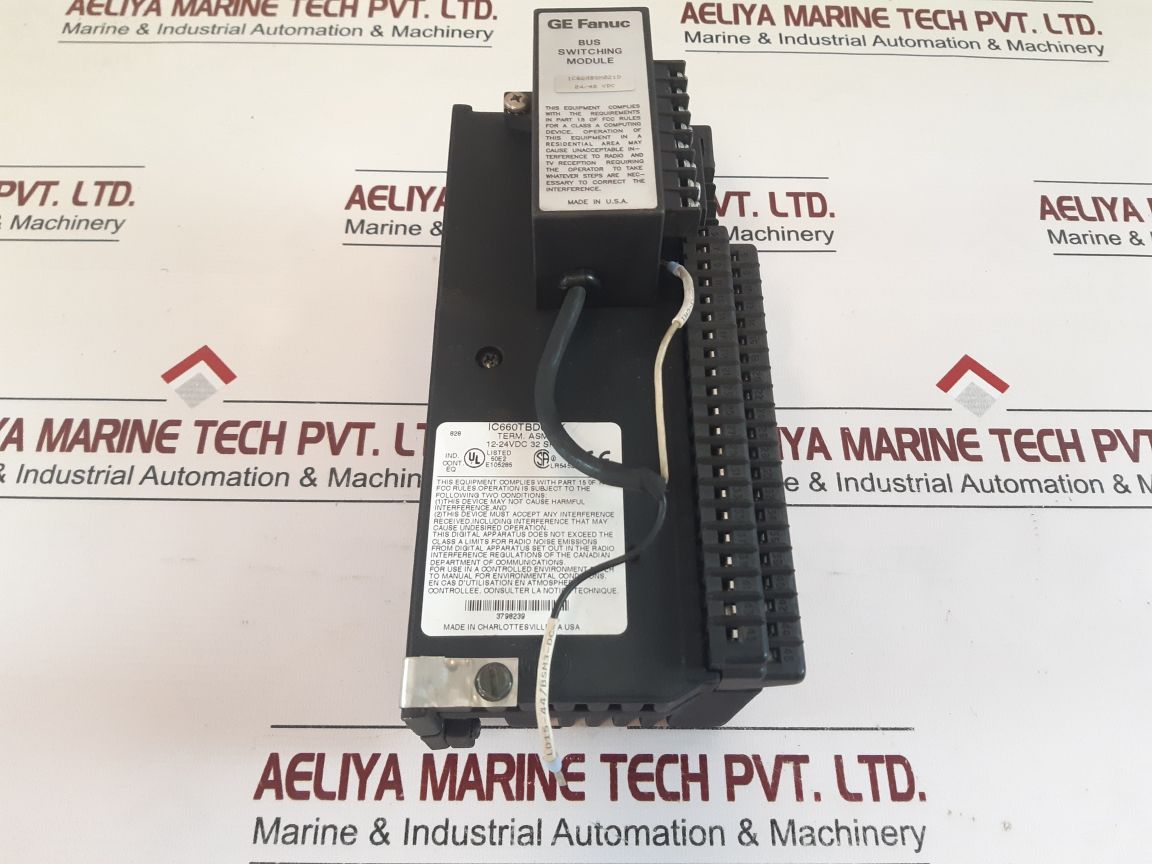 Ge Fanuc Ic660bbd024 Bus Switching Module 12/24 Vdc - Image 7