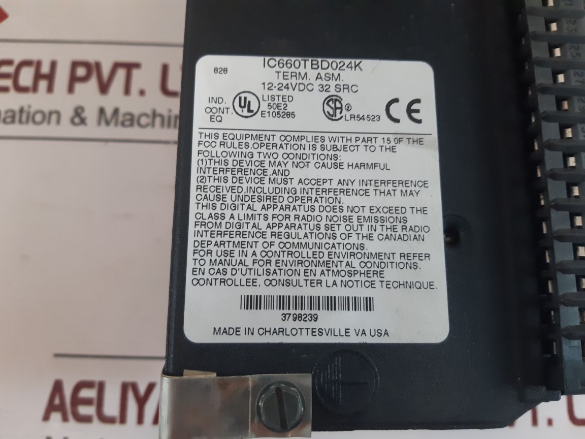 Ge Fanuc Ic660bbd024 Bus Switching Module 12/24 Vdc - Image 8