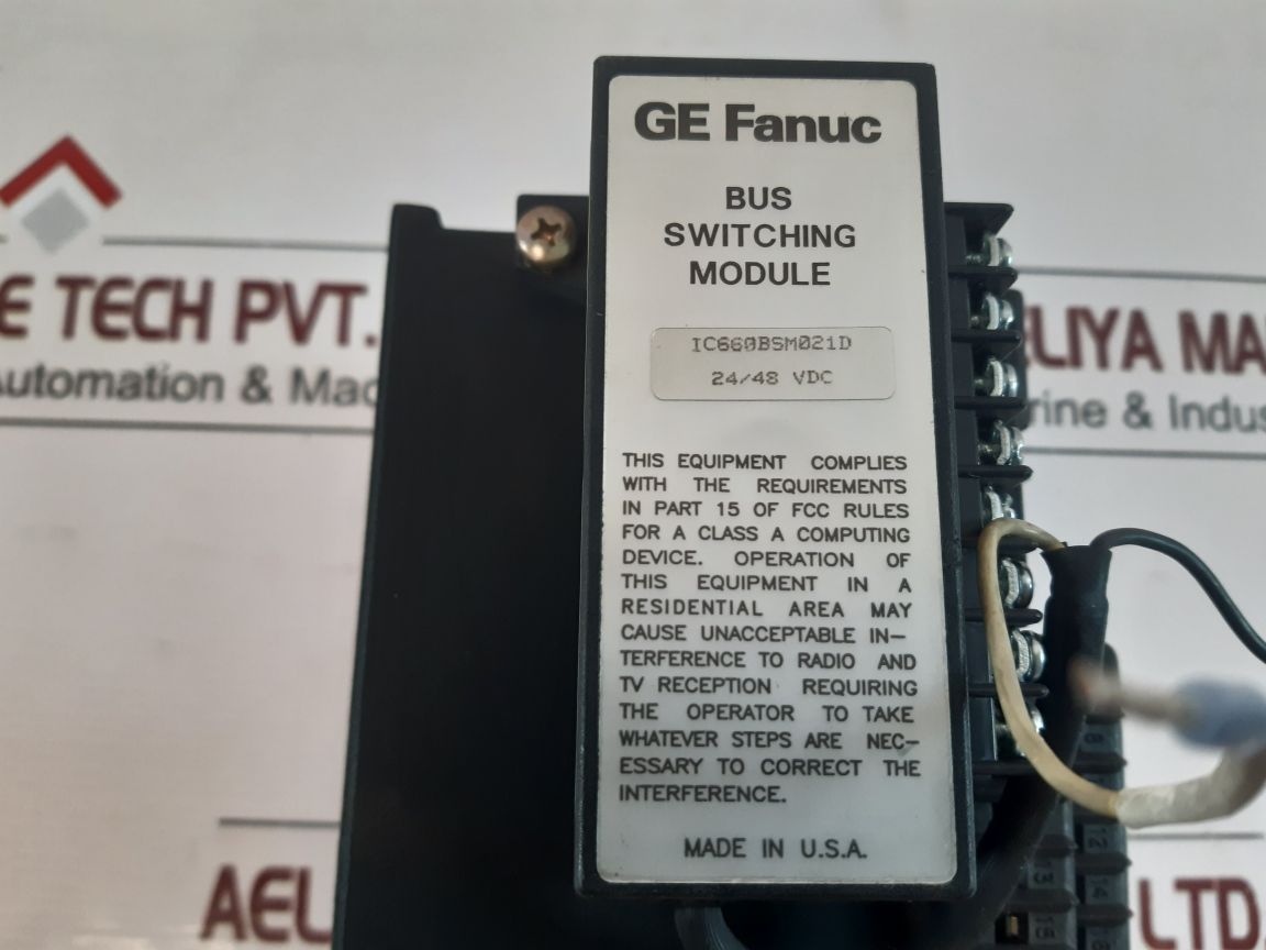 Ge Fanuc Ic660bbd024 Bus Switching Module 12/24 Vdc - Image 9