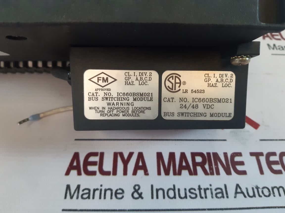 Ge Fanuc Ic660bbd024 Bus Switching Module 12/24 Vdc - Image 10