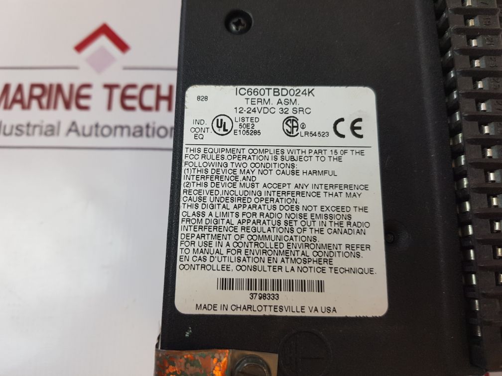 Ge Fanuc Ic660bbd024 I/o Module 12-24vdc - Image 7