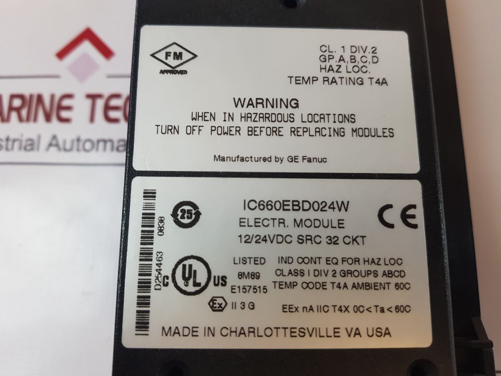 Ge Fanuc Ic660bbd024 I/o Module 12-24vdc - Image 8