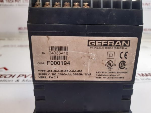 Gefran 40t-96-4-00-rr-0-0-1-000 Indicator/alarm Unit