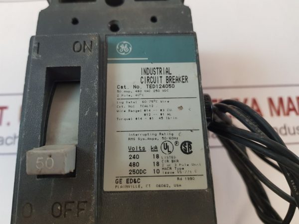 General Electric Ted124050 2 Pole Circuit Breaker