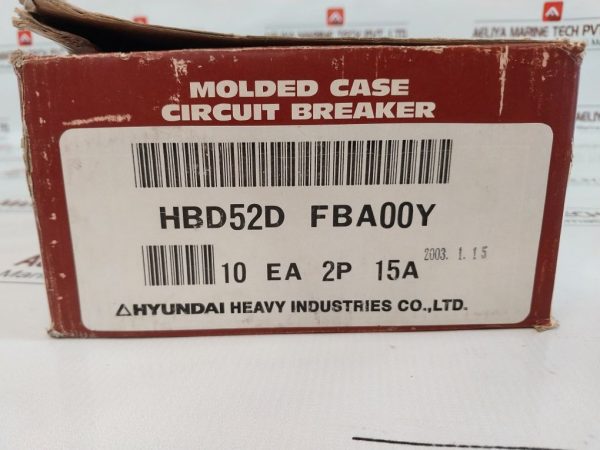 HYUNDAI HBD-52D MOLDED CASE CIRCUIT BREAKER
