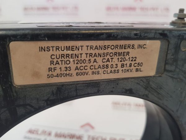 Instrument Transformers Crompton 120-122 Current Transformer 600v