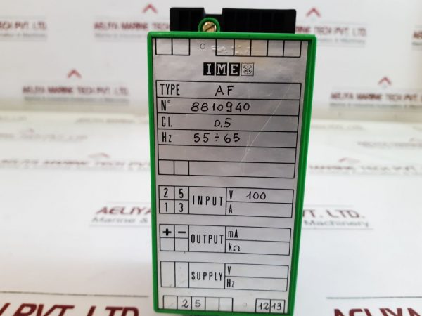Ime Af Relay Alarm 8810940