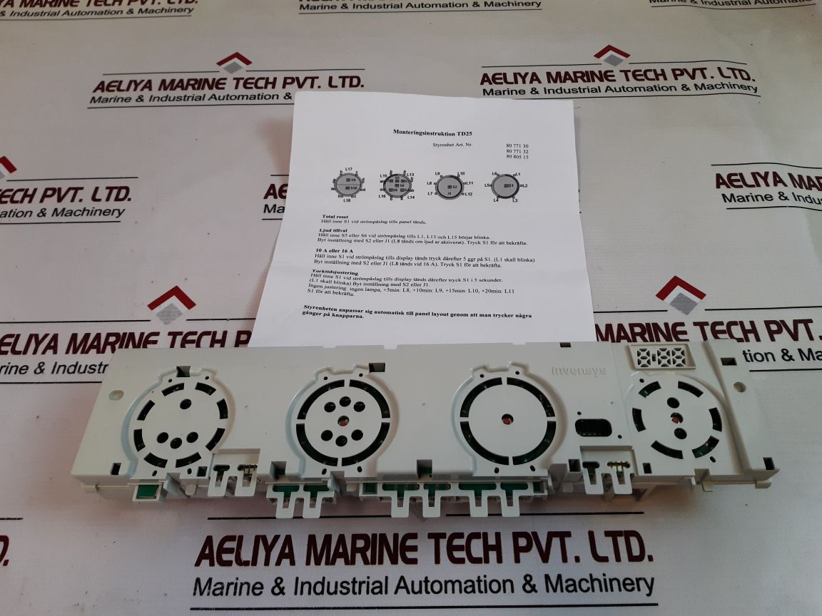 INVENSYS ASKO TD25 CONTROL BOARD
