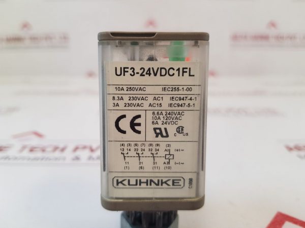 Kuhnke Uf3-24vdc1fl Relay 24 Vdc