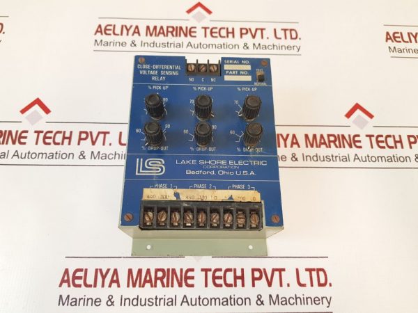 LAKE SHORE ELECTRIC CLOSE-DIFFERENTIAL VOLTAGE SENSING RELAY 16333