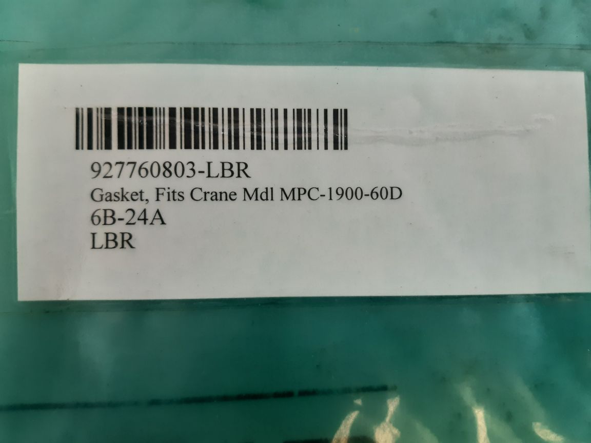 Liebherr 927760803 Gasket Fits Crane