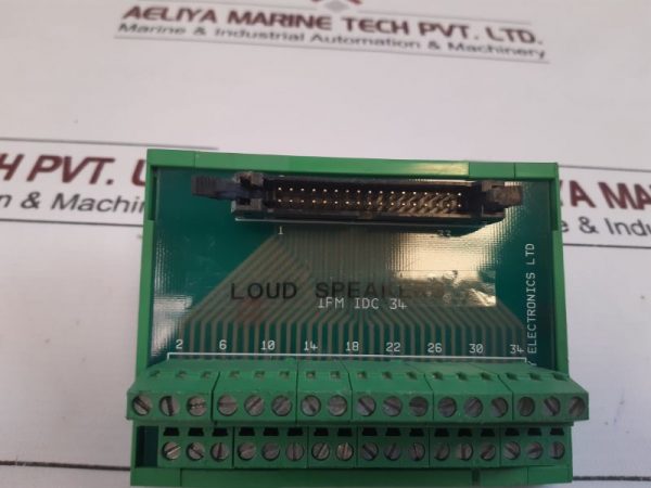M-jay Electronics Ifm Idc 34 Terminal Block Interface Pcb Board