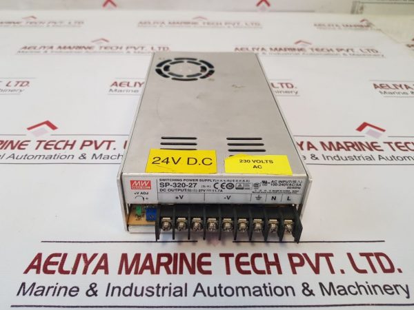 MEAN WELL SP-320-27 SWITCHING POWER SUPPLY 24VDC