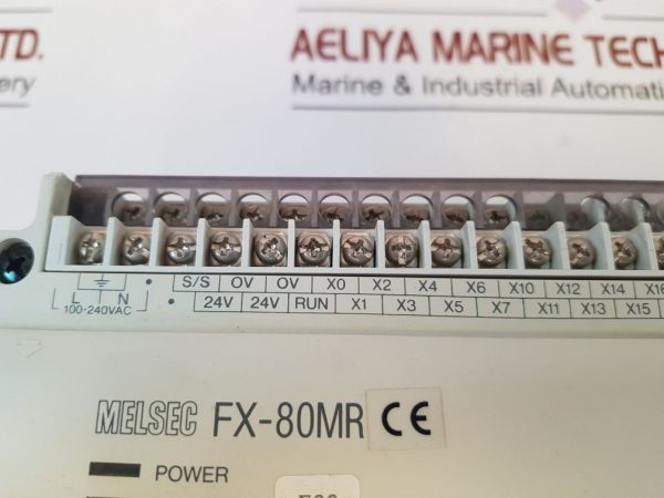 Mitsubishi Electric Fx-80mr-es Programmable Controller 100-240vac