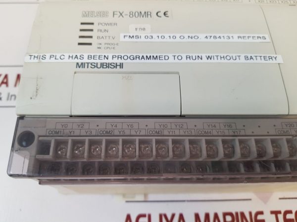 Mitsubishi Electric Fx-80mr-es Programmable Controller 100-240vac