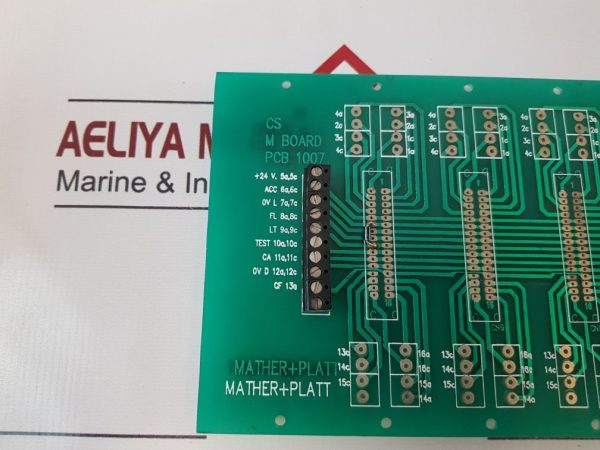 MATHER+PLATT M BOARD PCB 1007
