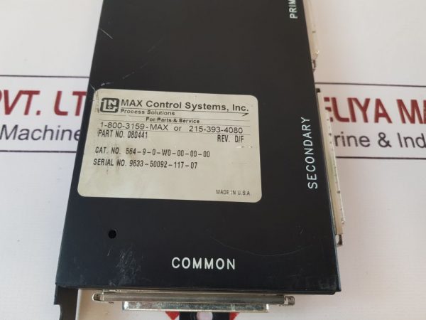 MAX CONTROL SYSTEMS 080441