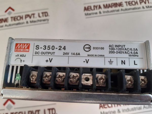 MEAN WELL S-350-24 SWITCHING POWER SUPPLY