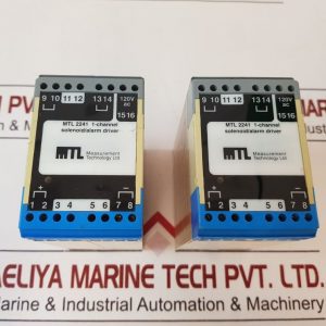 Measurement Technology Mtl 2241 1-channel Solenoid Alarm Driver Module