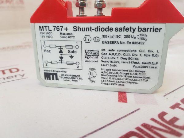 Mtl 767+ Shunt-diode Safety Barrier