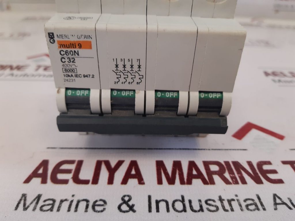 Merlin Gerin Multi 9 C60n C32 Circuit Breaker - Aeliya Marine